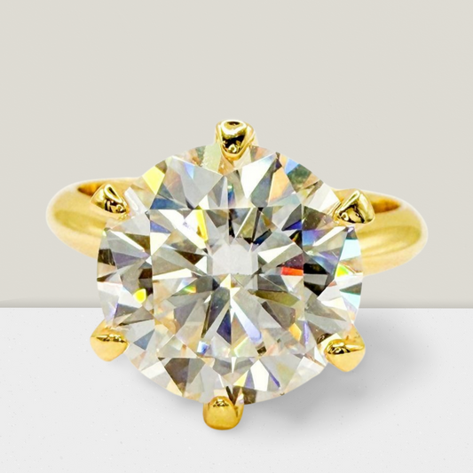 "Gloria" 5 Carat Gold Solitaire