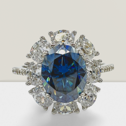 "The Diana" 2 Carat Sapphire Blue Oval