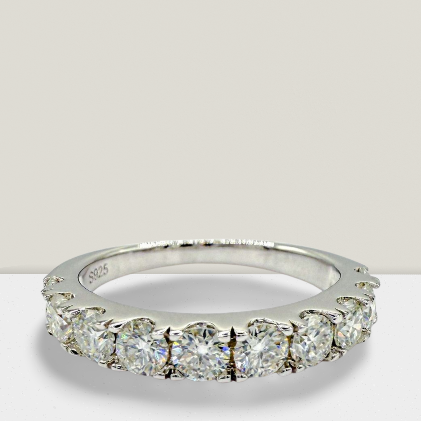 3mm Half Eternity Band