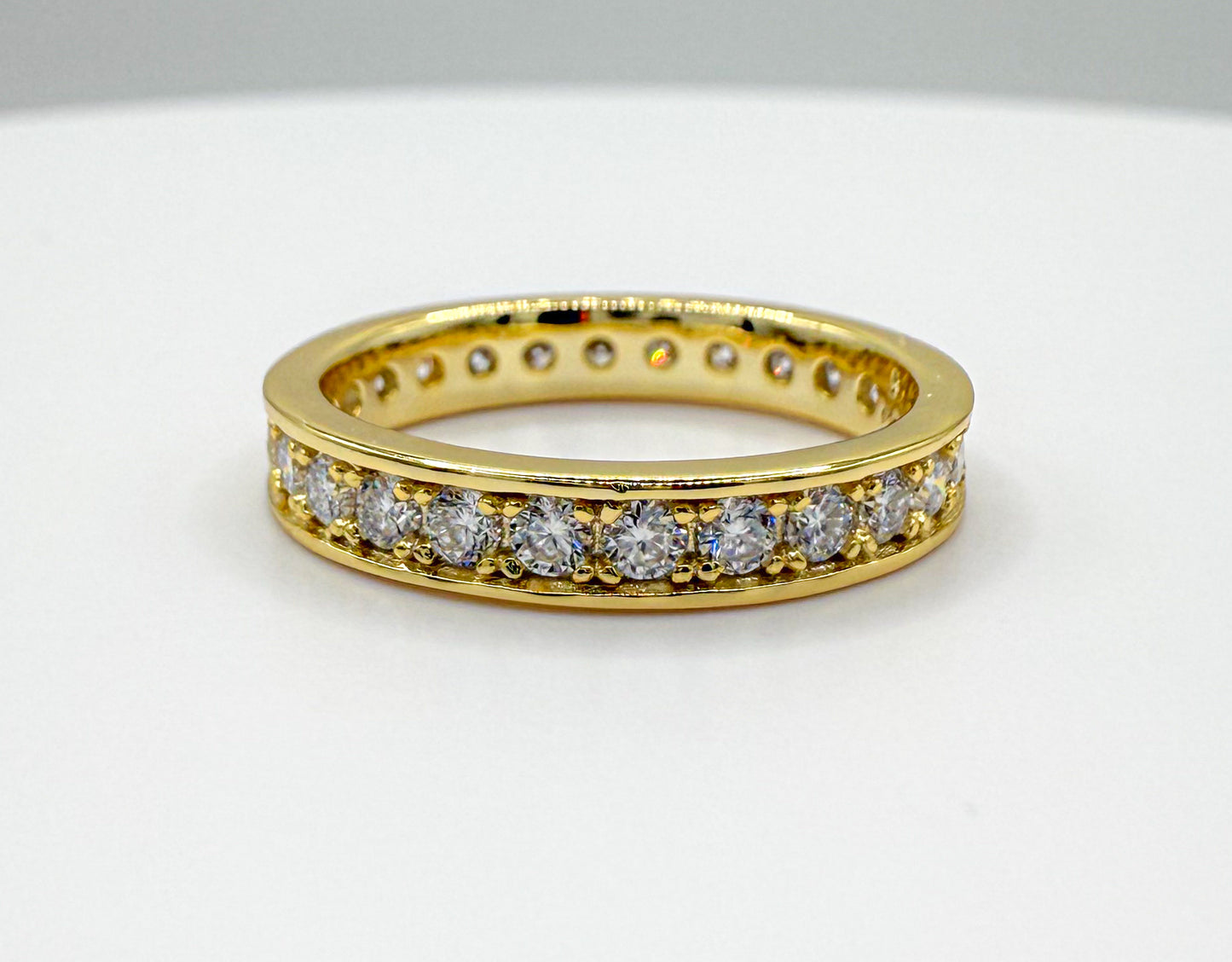 Gold Channel Set Band